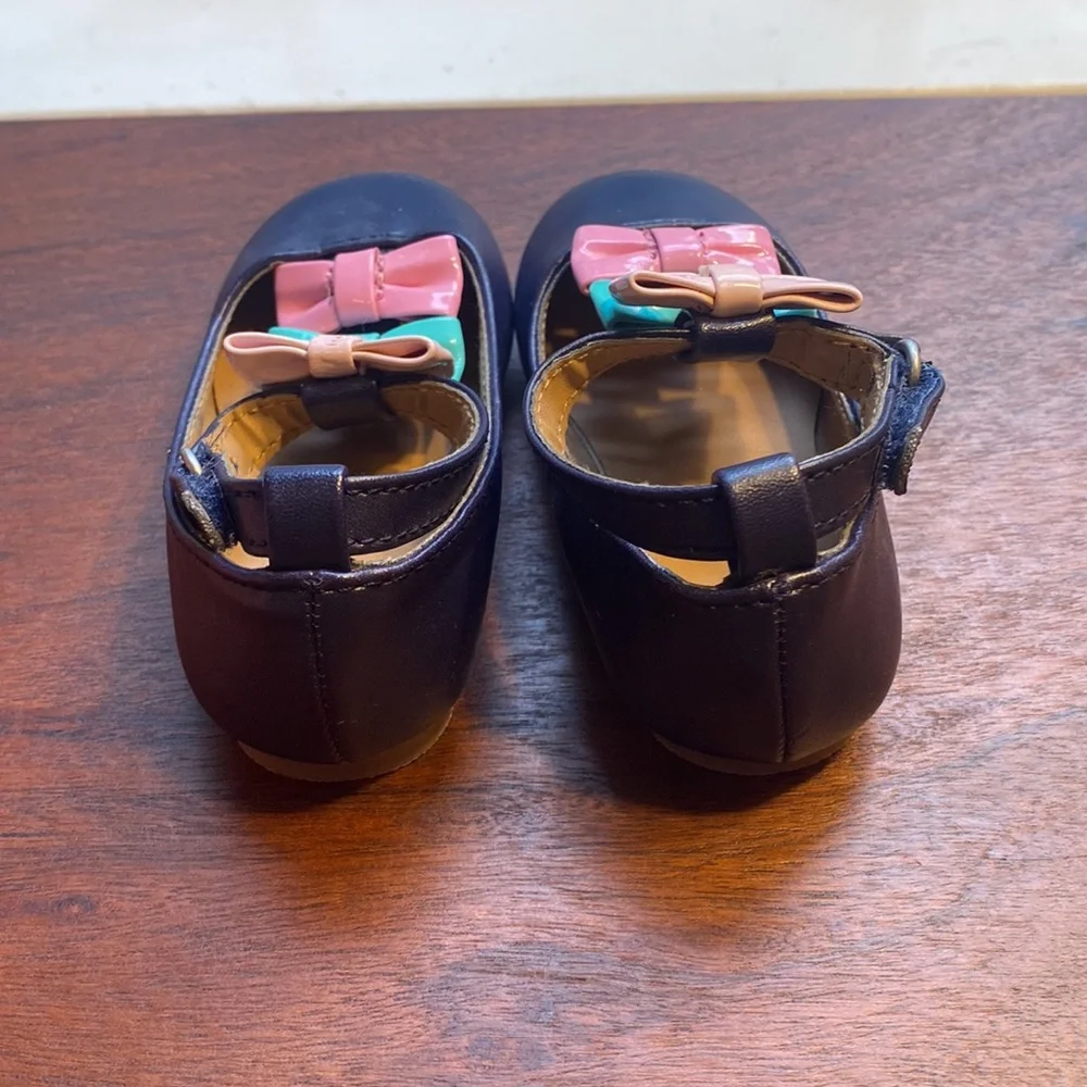 NWOT Gymboree Mary Jane navy blue baby shoe size 4
